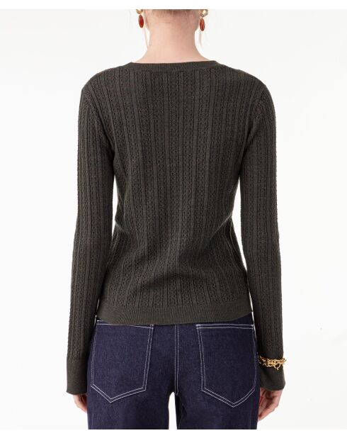 Pull en laine Thalia vert