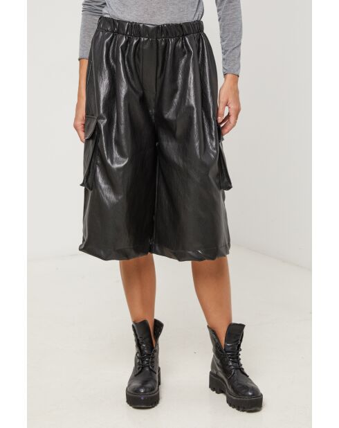 Melby zwarte cropped broek