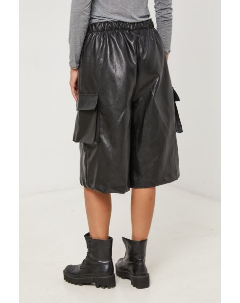 Melby zwarte cropped broek
