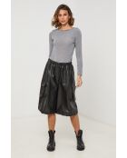 Melby zwarte cropped broek
