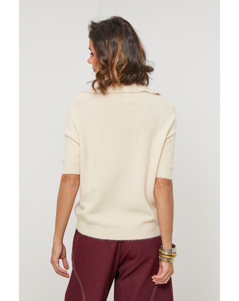 Maglione Wild beige in misto lana