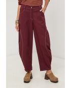 Pantalones Uma burdeos