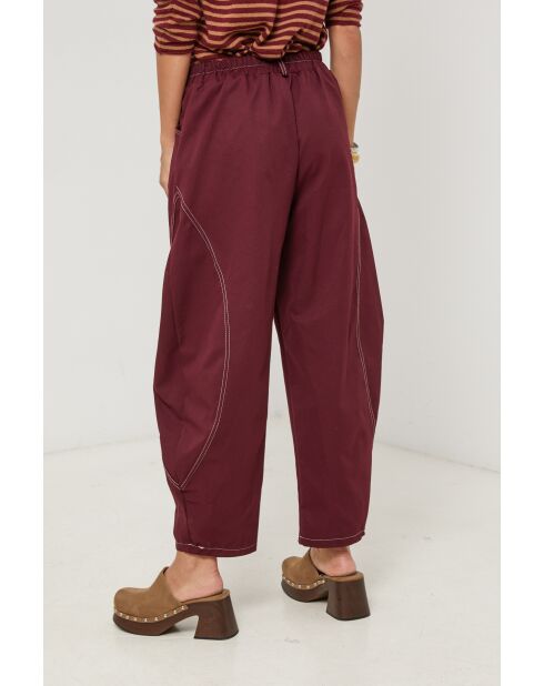 Pantalones Uma burdeos