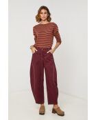 Pantalones Uma burdeos