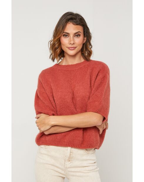 Jersey en mezcla de lana Willow Brick