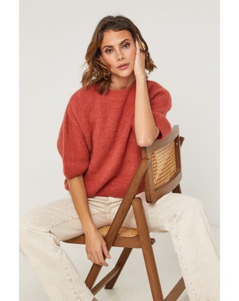 Pull Willow brique