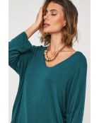 Grüner Pullover aus Wollmischung Windsor