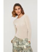 Smaragdbeige top