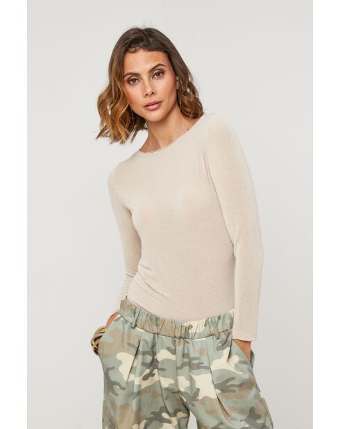 Smaragdbeige top
