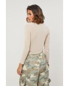 Smaragdbeige top