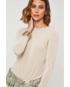 Smaragdbeige top