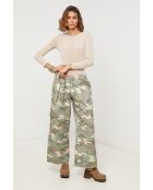 Smaragdbeige top