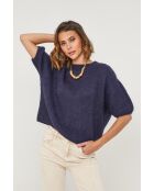 Pullover Willow in misto lana blu