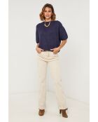 Pullover Willow in misto lana blu