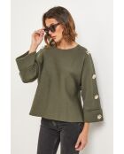 Khakifarbener Pullover Mirage