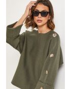 Khakifarbener Pullover Mirage
