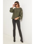 Khakifarbener Pullover Mirage