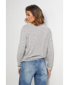 Grauer Pullover Sirius aus Wollmischung