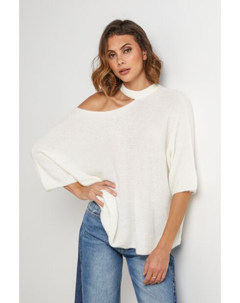 Pull Velvet écru