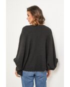 Pullover nero Tresor in misto lana