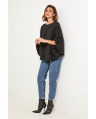 Pullover nero Tresor in misto lana
