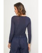 Top blu smeraldo
