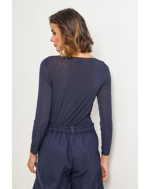 Top blu smeraldo