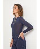 Top blu smeraldo