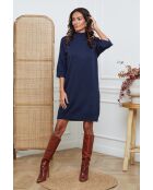 Marineblauwe jurk