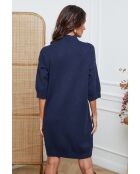 Marineblauwe jurk