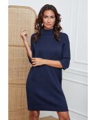 Marineblauwe jurk