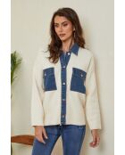 Giacca/jeans Ajka ecru