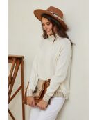 Ecru Csepreg Wollpullover