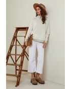Ecru Csepreg Wollpullover