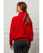 Roter Wollpullover für Babys