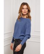 Michael indigofarbener Pullover
