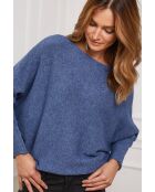 Michael indigofarbener Pullover