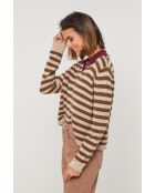 Trui van wol met choco Dahlia