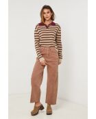 Trui van wol met choco Dahlia