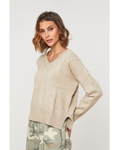 Pull Yoko taupe