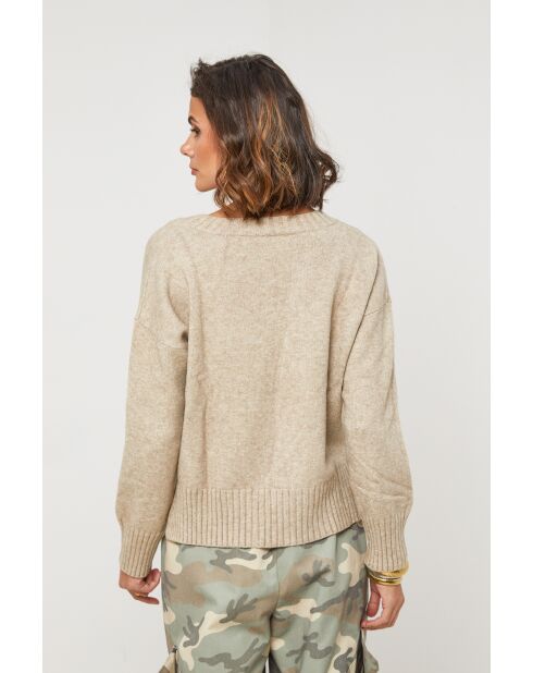 Pull Yoko taupe
