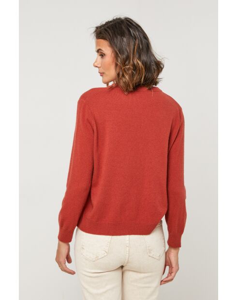 Jersey de lana de zafiro oxidado
