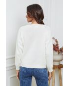 Gilet Laem in lana ecru