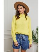 Pull en laine Baby jaune