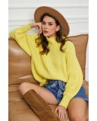 Pull en laine Baby jaune