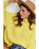 Pull en laine Baby jaune