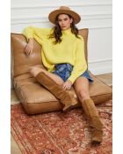 Pull en laine Baby jaune