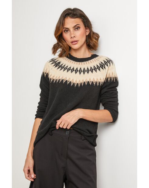 Pull Sahara noir