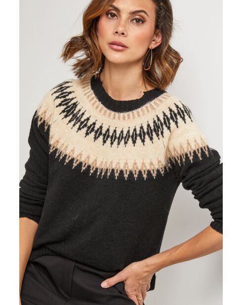 Pull Sahara noir
