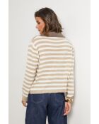 Beiger Wollpullover Dahlia